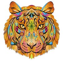 Rainbow Wooden Puzzle: Tiger