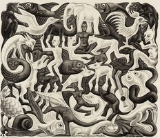 M.C. Escher - Vlakvulling II