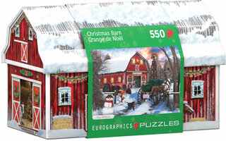 Eurographics 550 - Christmas Barn Tin (Outlet)