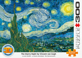 Eurographics 300 XL - Vincent van Gogh Starry Night 3D Lenticular