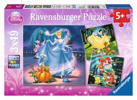 Legpuzzels Disney Princesses (3 x 49)