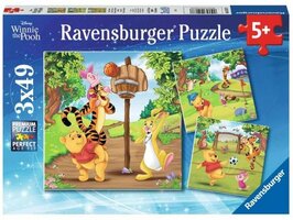 Legpuzzels Winnie the Pooh (3 x 49)