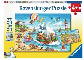Legpuzzels Vakantie aan Zee (2 x 24)