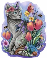 Ravensburger (150) -  Houten legpuzzel: Lovely Cat