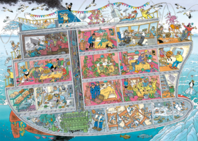 Jan van Haasteren legpuzzel (1000) : Cruiseschip