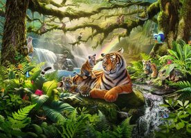 Ravensburger 300 (XXL) - Schitterende Natuur / Jungle Wildlife Wonders
