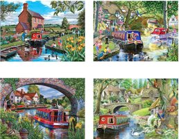 House of Puzzles 4x 500 - Cruising the Canels
