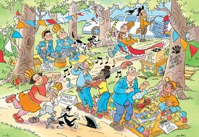 Jan van Haasteren legpuzzel (240) : De Vrijmarkt