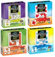 Voordeelset met vier Impossible Jigsaw puzzels
